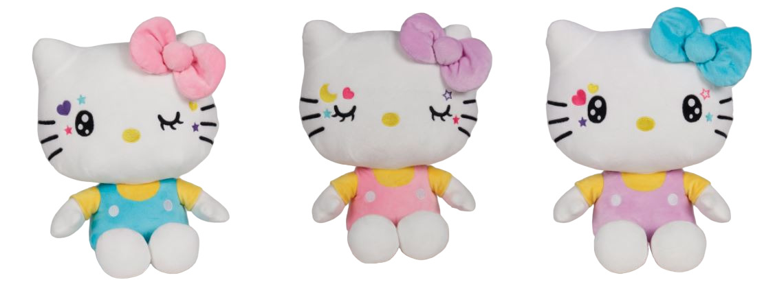 (Mis 3+) HELLO KITTY In Our Eyes (50esimo Anniversario) Peluche 23cm 3ass…x6